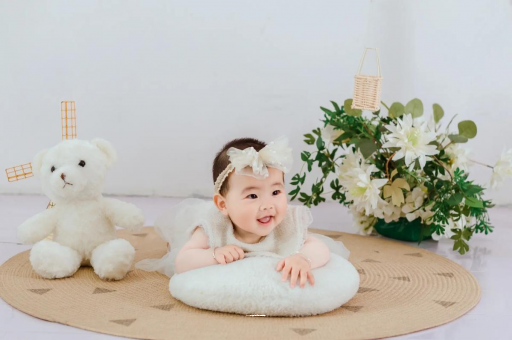 林芝七个月宝宝睡觉